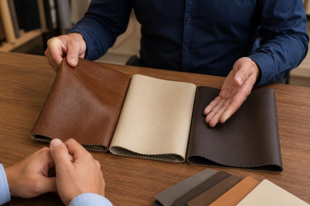 Diferença entre Courvin® , couro e PU: O que o vendedor da revenda precisa saber para orientar o cliente. 3 image